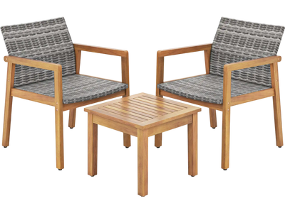 Costway 3-Piece Patio Furniture Set with Chair 71543698 New