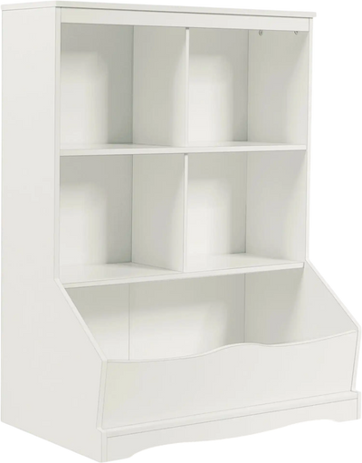 Costway 3-Tier Kids Bookcase 5-Compartment Storage Organizer 98605472 New