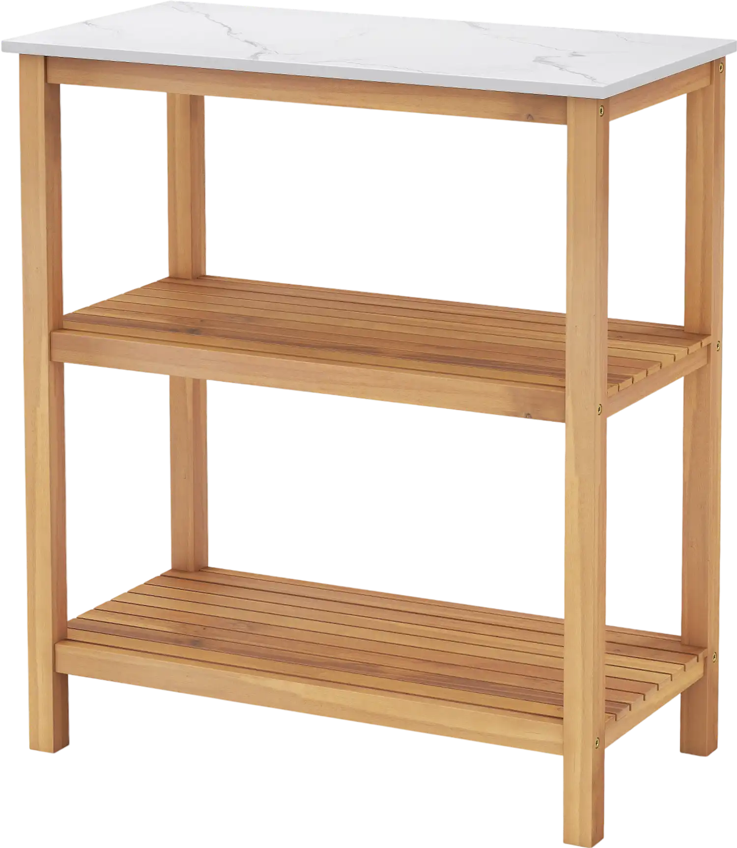 Costway 3-Tier Garden Potting Bench Table Marble-Like Countertop 478915236 New