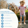 Replacement weather-resistant trampoline safety enclosure net for 8 ft trampolines, ensuring all-round protection and.