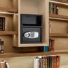 Front view of the Digital Deposit Safe Box with a secure deposit slot, constructed from 3 mm thick solid steel for.