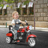 6V 3 Wheel Kids Motorcycle-Red - Gallery View 1 of 11