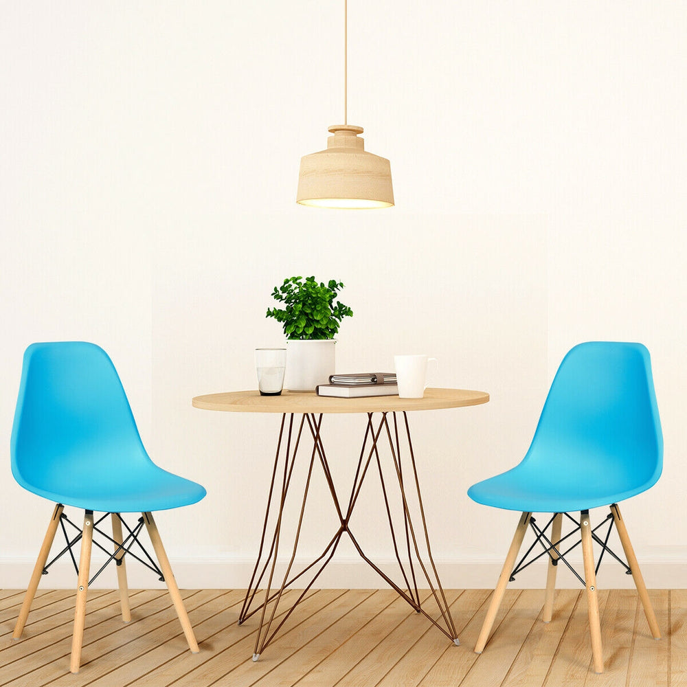 Set of 2 Mid-Century Modern DSW Dining Side Chair - Gallery View 1 of 12