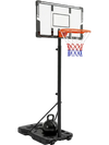 3.3-10 Feet Portable Basketball Hoop Adjustable with Base and Wheels