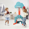 3-in-1 Kids Basketball Hoop Set with Balls-Green - Gallery View 1 of 12