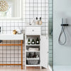 Wooden Bathroom Floor Storage Cabinet with Drawer and Shelf - Gallery View 1 of 12