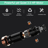 Exploded view of the 3HP electric folding treadmill motor showcasing high temperature resistance and energy.