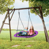 60 Inch Saucer Surf Outdoor Adjustable Swing Set-Purple - Gallery View 1 of 10