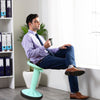 Adjustable Active Learning Stool Sitting Home Office Wobble Chair with Cushion Seat -Green - Gallery View 1 of 11