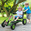 4 Wheels Kids Ride On Pedal Powered Bike Go Kart Racer Car Outdoor Play Toy-Green - Gallery View 1 of 11