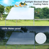 Walk-in chicken coop with waterproof cover, 13 x 13 feet, made of UV-protected polyethylene for outdoor backyard use.