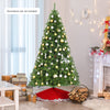 Full-bodied 6 ft PVC artificial Christmas tree with 1346 tips, perfect for indoor holiday decoration.
