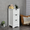 Bathroom Wooden Free Standing Storage Side Floor Cabinet Organizer-3-Tier. - Gallery View 1 of 13