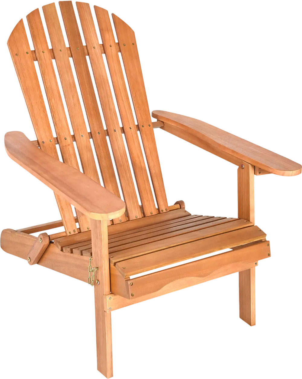 Eucalyptus Chair Foldable Outdoor Wood Lounger Chair