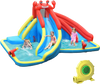Inflatable Water Slide Bounce House with Water Cannon and 950W Blower