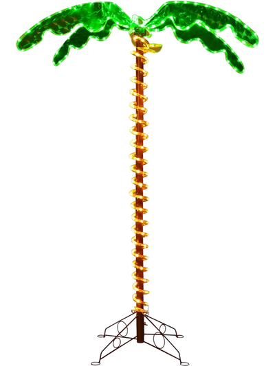 Costway 5' LED Pre-Lit Palm Tree Decor Light Rope 65239741 New