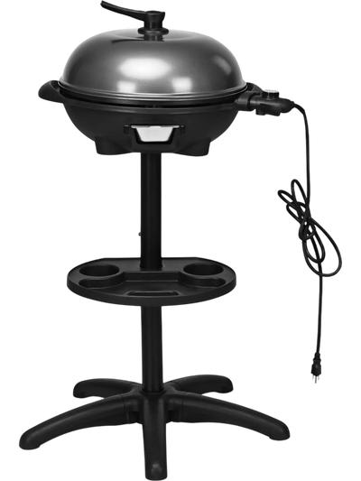 Costway 1350W Outdoor Electric BBQ Grill w/ Removable Stand 80729634 New