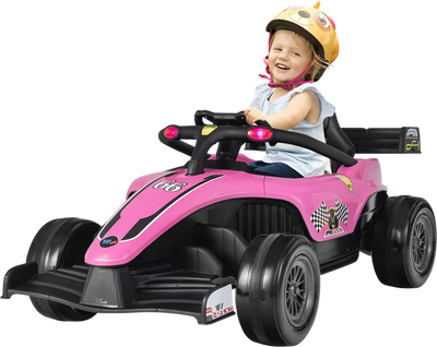Costway 12V Kids Electric Formula Racing Ride-On Car w/ Remote Control Pink 62943510 New
