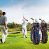 9.5 Inch Golf Cart Bag with 14 Way Dividers Top Organizer-Black - Gallery View 1 of 9