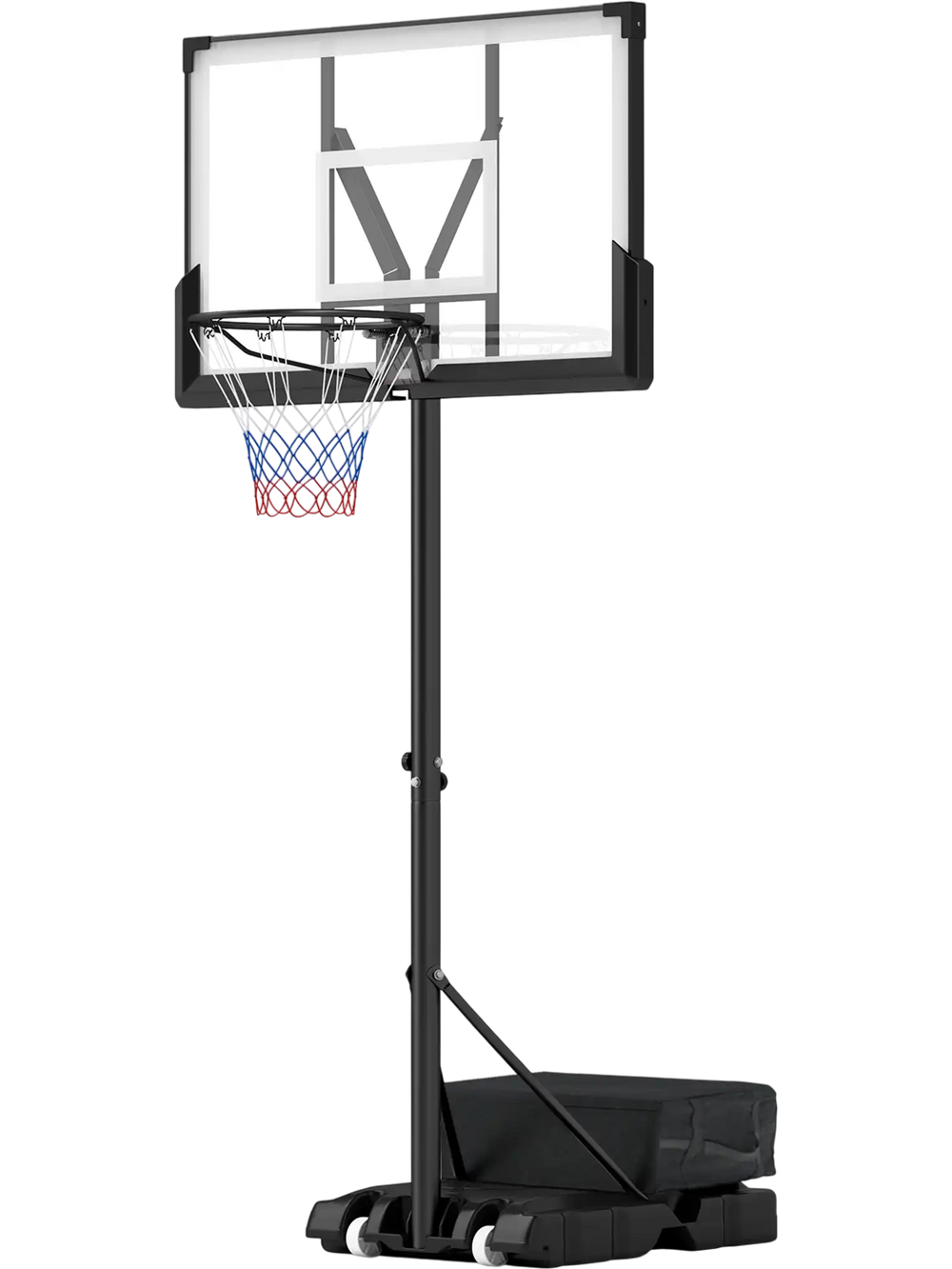 Portable Basketball Hoop Outdoor Basketball Goal System Adjustable for Kids Teens Adults