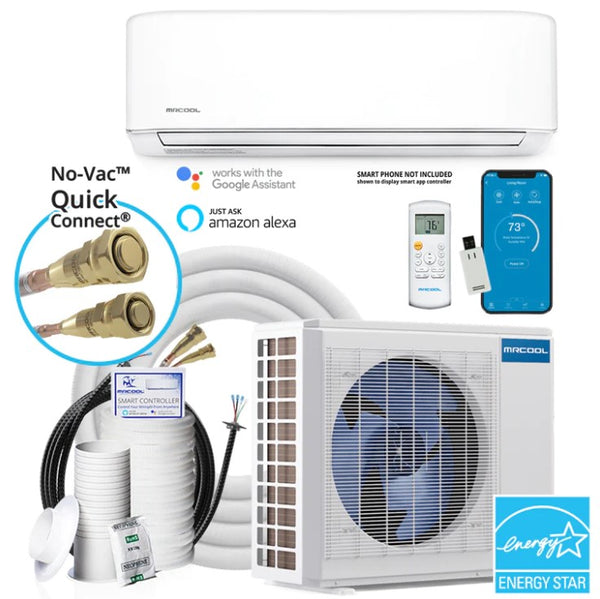 MRCOOL Ductless Mini-Split Air Conditioner & Heater DIY Complete Syste ...