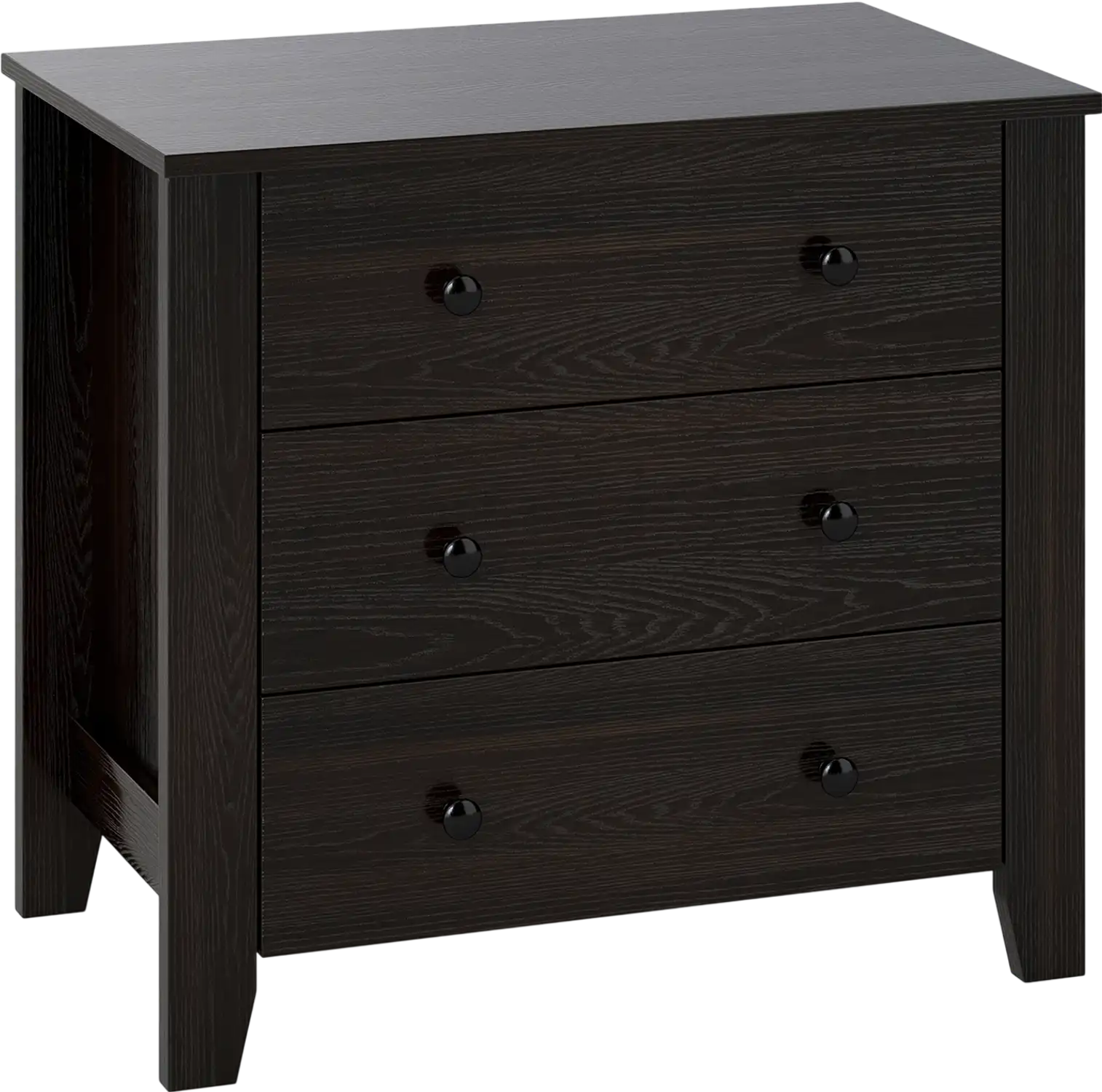 Costway 3-Drawer Wide Dresser Chest Storage Organizer 47711953 New