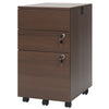 3-Drawer File Cabinet Rolling File Organizer with Lock 4 Keys for Letter Legal A4-Brown - Gallery View 1 of 1