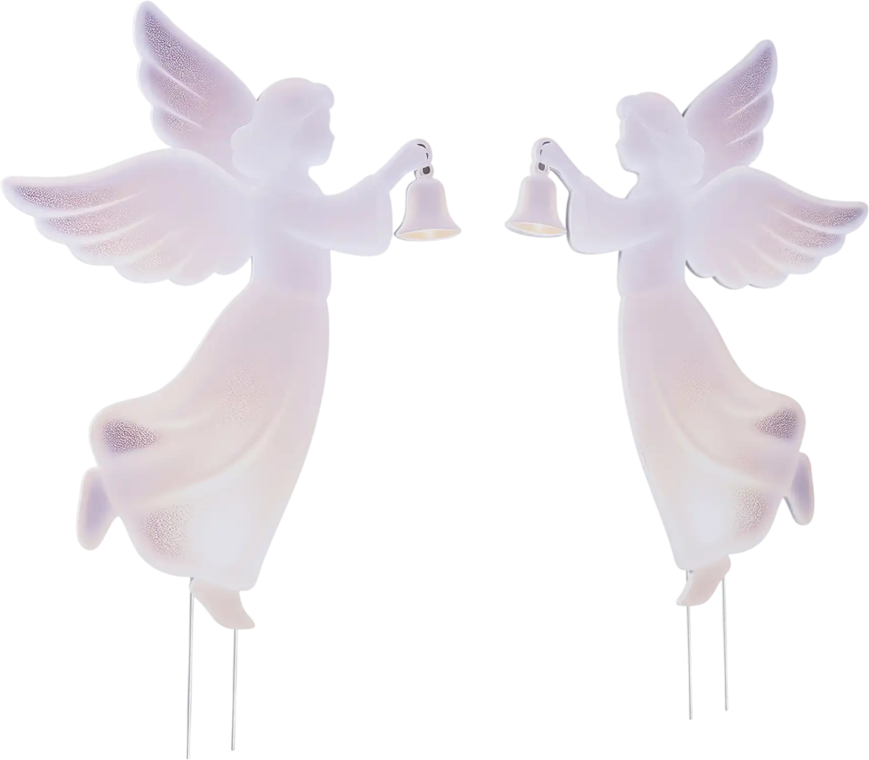 Costway 3' Set of 2 Outdoor Christmas Angel Yard Decoration 29071100 New