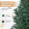 3 FT artificial Christmas tree with 119 PVC pine needles and a distressed gold flowerpot, perfect for small spaces.
