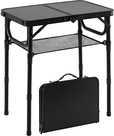 Costway Folding Camping Table w/ Storage Net Handle 63206728 New
