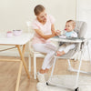 3-In-1 Convertible Baby High Chair for Toddlers-Gray - Gallery View 1 of 12