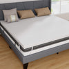 3 Inch Gel-Infused Memory Foam Mattress Topper with Removable Cover-King Size - Gallery View 1 of 9