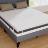 3 Inch Gel-Infused Memory Foam Mattress Topper with Removable Cover-Queen Size - Gallery View 1 of 9