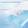 3-inch gel-infused memory foam mattress topper with breathable cover for cooling comfort and pressure relief.