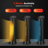1500W PTC fast heating space heater with remote control, featuring oscillation and two heat settings for year-round.