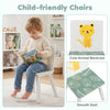 Child-friendly chair with a cute animal backrest and smooth seat, perfect for kids aged 3-6 years for various activities.