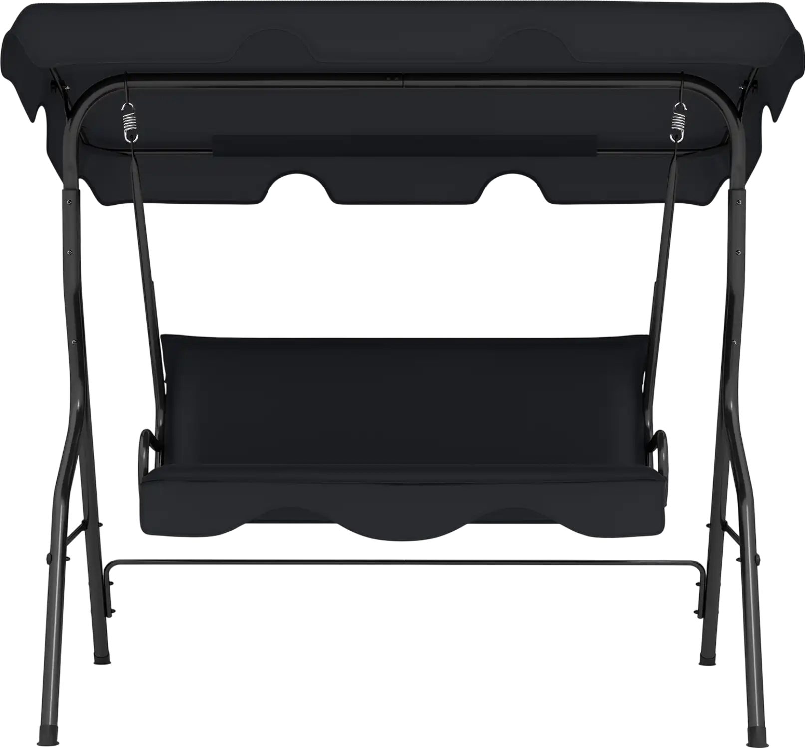Costway 3-Seat Outdoor Patio Canopy Swing Cushioned Steel Frame 70241698 New