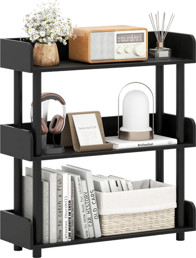 Costway 3-Tier Industrial Bookshelf Storage Unit 63462753 New