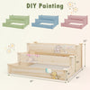 3 Tier Elevated Wooden Vegetable Garden Bed made of fir wood, featuring a smooth surface and open-ended base for.