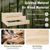3 Tier Elevated Wooden Vegetable Garden Bed made of fir wood, featuring smooth surfaces and sturdy construction for.