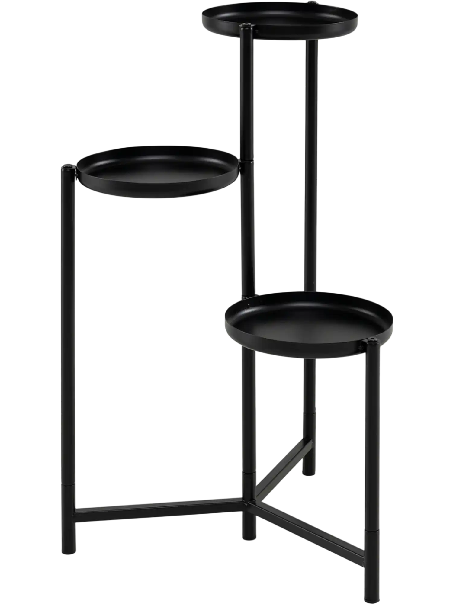 Costway 3-Tier Metal Corner Plant Stand Flower Pot Holder Display Rack 13855375 New