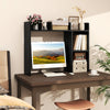 3-Tier Multipurpose Desk Bookshelf with 4 Shelves-Black - Gallery View 1 of 10