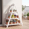3-Tier Plant Stand Flower Pot Display Shelf-White - Gallery View 1 of 9