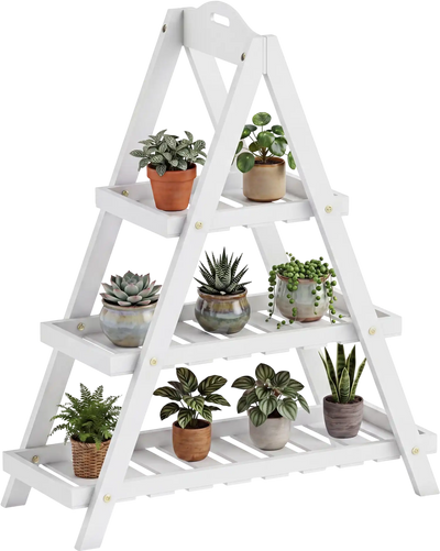 Costway 3-Tier Plant Stand Flower Pot Display Shelf 73400122 New