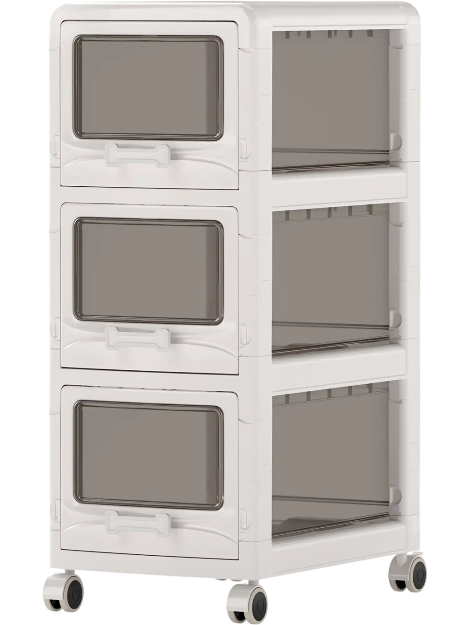Costway Plastic Drawer Storage Organizer Rolling Cart 35949127 New