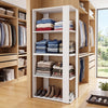 Modern 3-tier shoe rack in white, featuring a stackable design for organized shoe storage and easy maintenance.