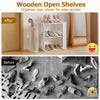 3-tier white shoe rack with stackable design, showcasing organized shoes for easy access in a tidy home.