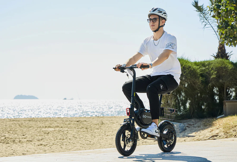 GoPowerBike BN03 GoDash Electric Bike 400W 30 Mile Range 20 MPH Foldable New
