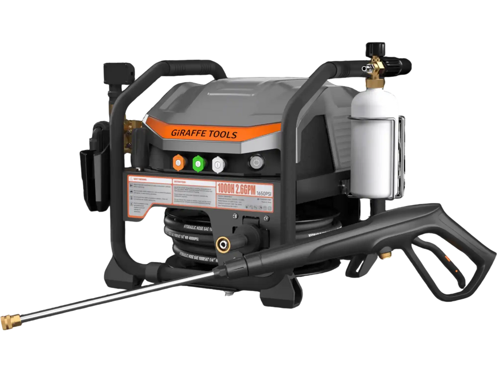 Giraffe Tools Crossfalls Ultra Retractable Pressure Washer 1650PSI 2.6GPM 50FT New