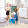 3-in-1 Double-Sided Adjustable Kid Easel for 3-8 Years Old Toddlers-Blue - Gallery View 1 of 10